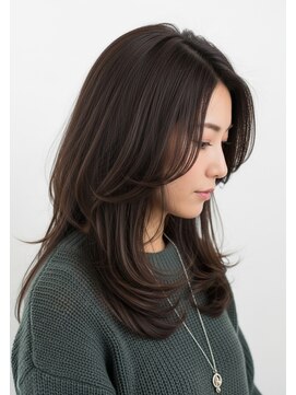 大人レイヤースタイル30代40代50代ワンカール髪質改善エイジング