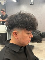 リッチブランドアンドコー(Rich Brand&Co)&nbsp;スパイキーショート　フェード　スペインカール　ルーズパーマ