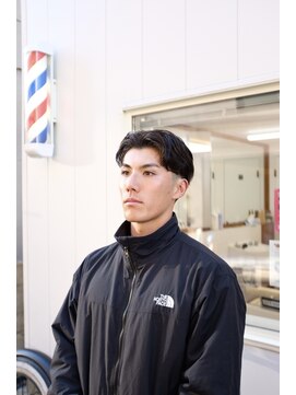 6:4のツーブロック