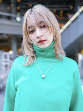 ギークス(GEEKS) 【GEEKS渋谷】ハッシュカット/ミルクティー/冬カラー/ネオウルフ