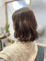 ルーム(room) ミディアムゆる巻きウェーブ★ナチュラルブラウンカラー