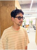 大人刈り上げ、爽やかカジュアルスタイル