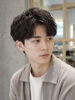 カラン エ ノエル(Calin et Noel)&nbsp;メンズパーマニュアンスパーマ毛流れショート束感ヘア
