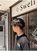 リバースセンターパート/ニュアンスウルフ/ダウンバング/錦糸町