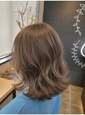 艶感グレージュラテ