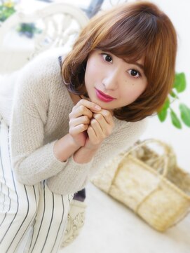 ヘア ジュレ ドゥ(hair jurer deux) 【ヘアジュレドゥ 花井】 ふんわりキュートな艶ボブ☆