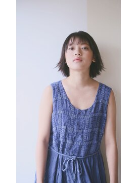 エシカル(ethical) 外ハネ×ショートバングのスイングボブ