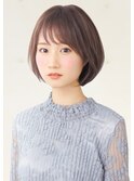 大人可愛い☆丸みマッシュウルフ☆ナチュラル小顔スタイル