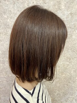 シュガービー(SUGAR-B) 【SUGAR-B】ピンクベージュ軽めボブ