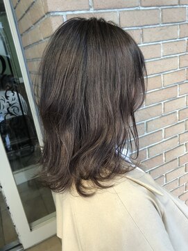 サロンドミルク 原宿(salon de MiLK) 透明感ハイライトのベージュカラー