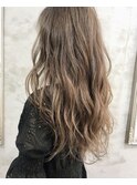 ハイライト×アッシュベージュ