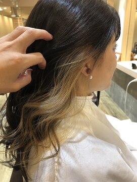 シエル 四条河原町店(CIEL) 【CIEL江浦英典】インナーカラー×ミルクティーカラー