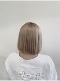 シルキーブロンド×ボブスタイル
