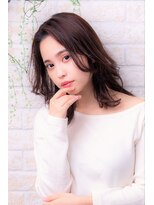 ソア 武蔵小杉(SOAR) ピンクカラーナチュラルカラーグラボブナチュラルストレート