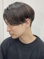 バイフィフス 原宿/表参道(by fifth)&nbsp;ナチュラルセンターパート/刈り上げ/前下がり