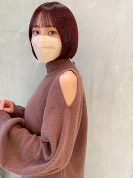 ヨーク(YOKE) 【YOKE】ミニボブ/ボルドー/プラム