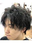 ネオマッシュウルフ×ツイストスパイラルパーマ