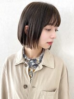 エクラージュ(eclarge) 前髪なしの耳かけシルキーストレート