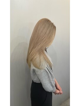 シャロン(SHARON) 【SHARON原宿】ロングスタイル×ホワイトベージュ