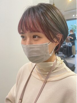 グーフィートーキョー 銀座(Goofy Tokyo) フェイスフレーミング/ピンク/ミストバング/インナーカラー/719