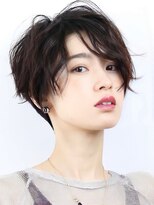 レンジシキチジョウジ (RENJISHI KICHIJOJI)&nbsp;クセ毛風刈り上げショートボブ【RENJISHI 松岡】
