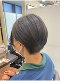 襟足スッキリショートボブ