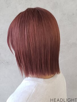 アーサスバイヘッドライト 古河店(ursus by HEADLIGHT) ラベンダーピンク×ストレートボブ_743M15106