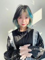 ギグスダブル 栄久屋大通店(gigs double)&nbsp;ポイントMIXカラー/レイヤーボブ