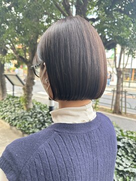 シェル 吉祥寺(shell) グレージュカラー/ボブウルフ/黒髪/ココアベージュ
