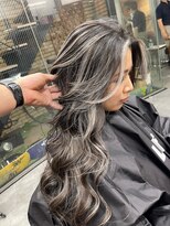 ラフ(LAFF) #バレイヤージュ#グレージュカラー#ボブウルフ#ココアベージュ