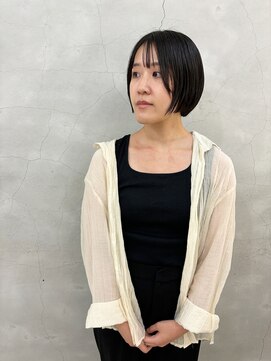 エンドリンク(endlink) シンプル黒髪ミニボブ