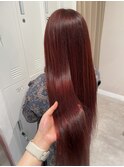 ブリーチなし  pink color