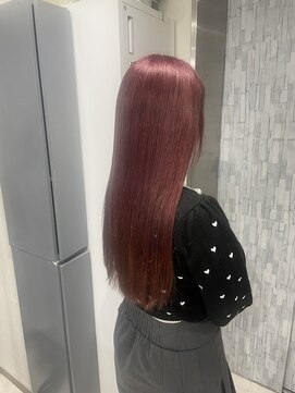 グラッジ 池袋(GLADGE) ピンク　ブリーチ　ケアブリーチ　ダブルカラー