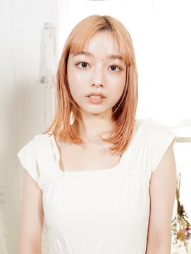 ラフィスヘアー クロム 大宮店(La fith hair chrome) 【La fith】ミルクティーピンク×ミディアム