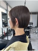 ショートバングミニボブ