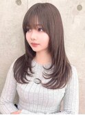 韓国レイヤー/韓国風/顔周り/髪質改善/黒髪/ブリーチなし 立川