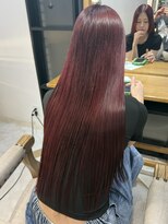 ラビスモア(Lovis moa)&nbsp;切りっぱなしボブ/ピンクブラウン/エアリーロング/美髪のススメ