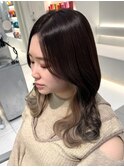 ベージュインナーカラー