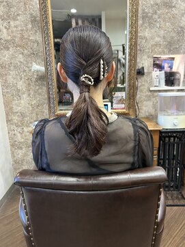 ヘアー クリアー 牟礼本店(hair clear) タイトポニー