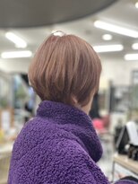 びゃんびゃん 浅水本店&nbsp;ショート/ボブ/イメチェン／美髪/ピンク/外ハネボブ