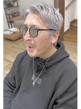 リア(Li'a) 【青木陽典】ホワイトグレー/シルバー/ブリーチ