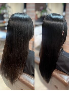 スット 渋谷(slut) パヤパヤ毛湿気に弱い髪くせ毛改善ストレート