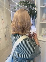 スペックホルダーミミ(Spec Holder mimi)&nbsp;ブロンド×くびれボブ　8.29くびれヘア