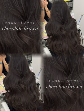 アマトウキョウスマートサロン(AMA TOKYO×Smart Salon) 韓国ヘア　透明感　チョコレートブラウン