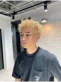 【スパイキーショート×ブロンド】藍斗
