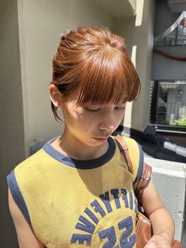 ラミエ バイ メルト 吉祥寺(lamie by melt) 小川/ブリーチなしwカラーハニーベージュオレンジベージュ吉祥寺