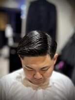 プラウド(PROUD)&nbsp;サイドパート バーバースタイル フェードカット メンズカット