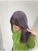 ラベンダーグレージュ×インナーブラック