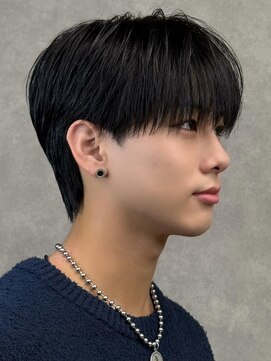 エルマーク 京都駅前(L-MARK) マッシュヘア/黒髪/メンズカット/men's/メンズ/眉毛