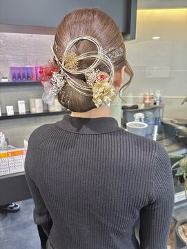 ケンジ 横浜(KENJE) 成人式/振袖/着物ヘア/タイトヘア/シニヨン